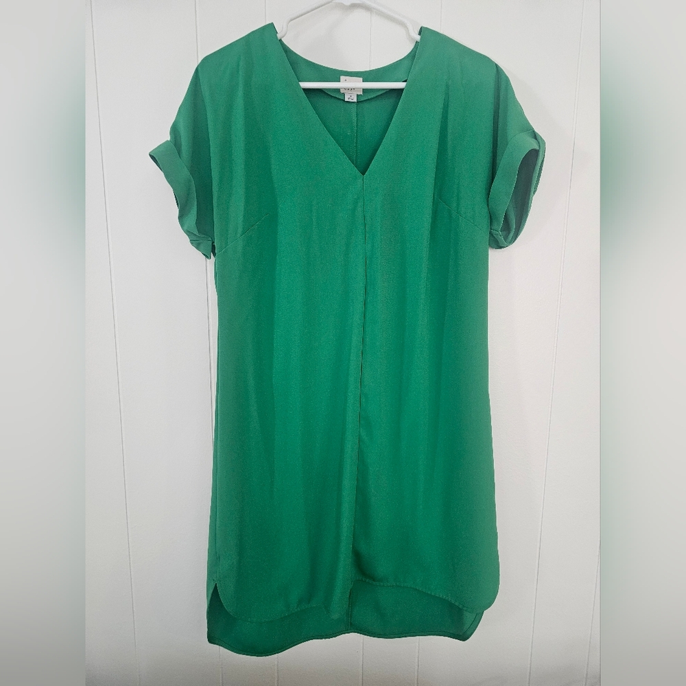 A New Day Emerald V-Neck Dress